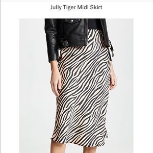 Jully Tiger MIDI Skirt by Cami